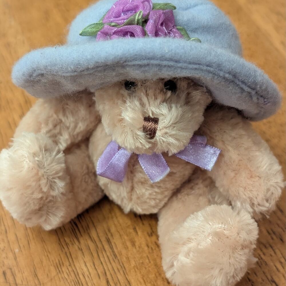 Avon Bear Plush with Floral Hat